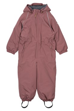 Mikk-Line Junior snowsuit Solid - Rose Brown